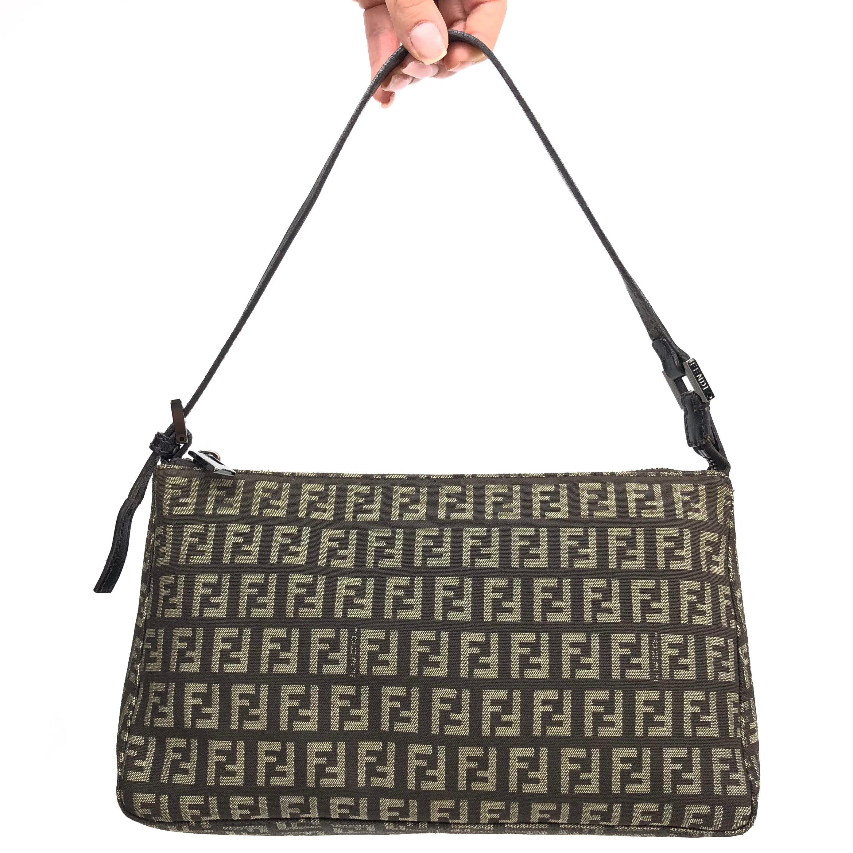 FENDI ZUCCA SHOULDER BAG