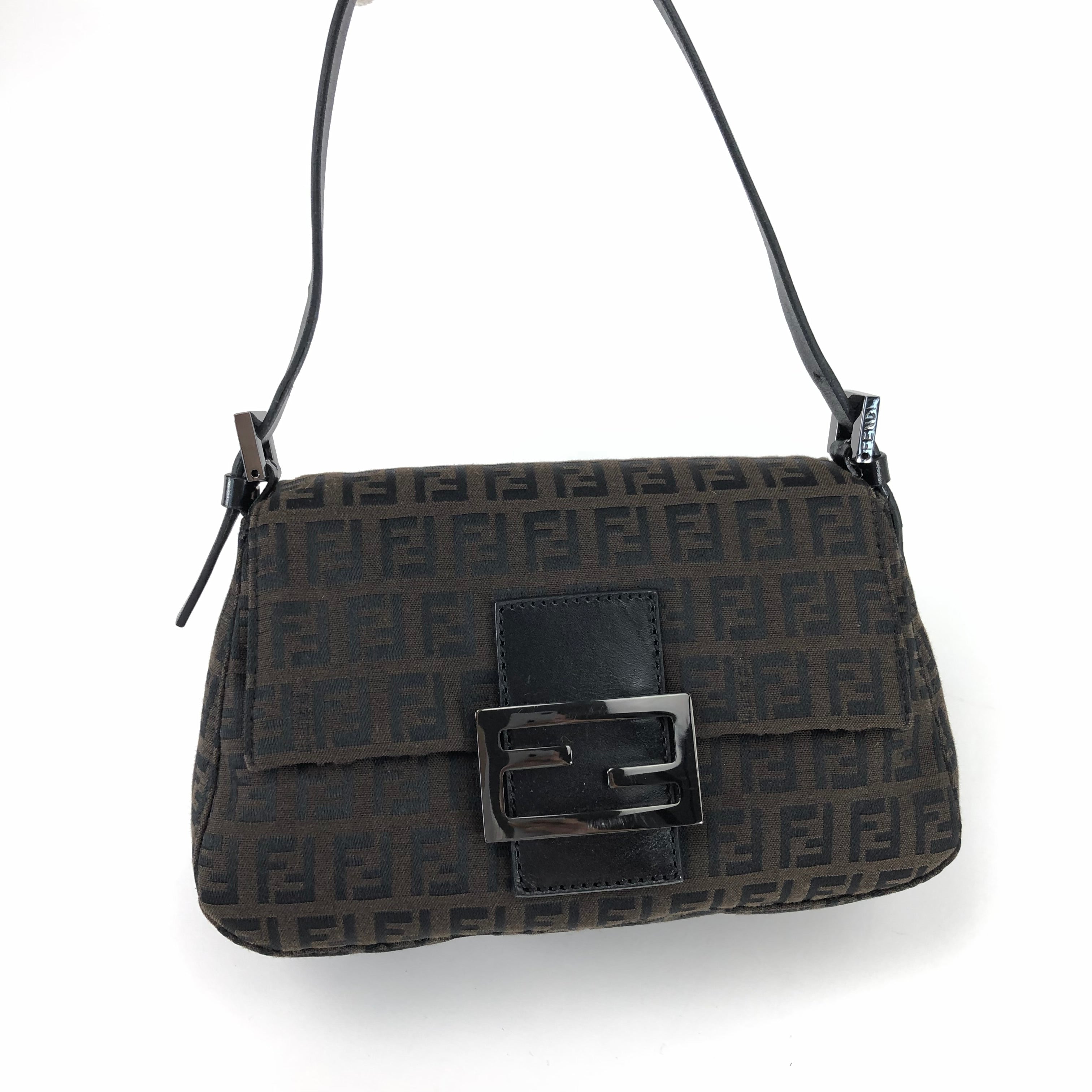 FENDI ZUCCA SHOULDER BAG