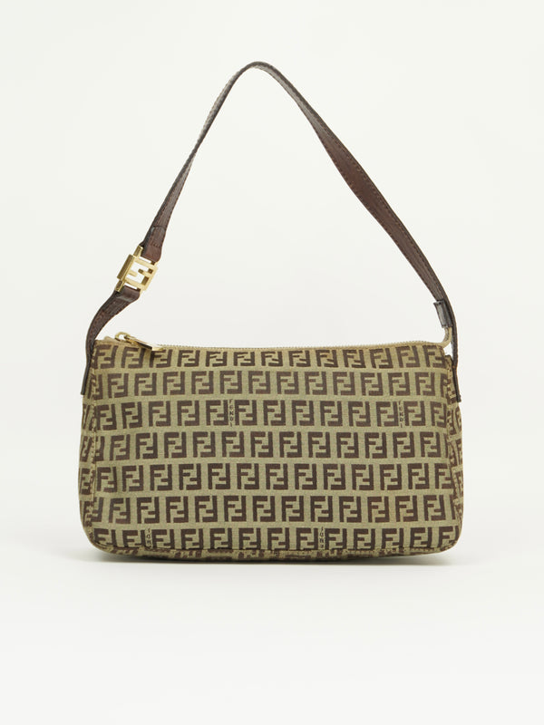 FENDI ZUCCA SHOULDER BAG