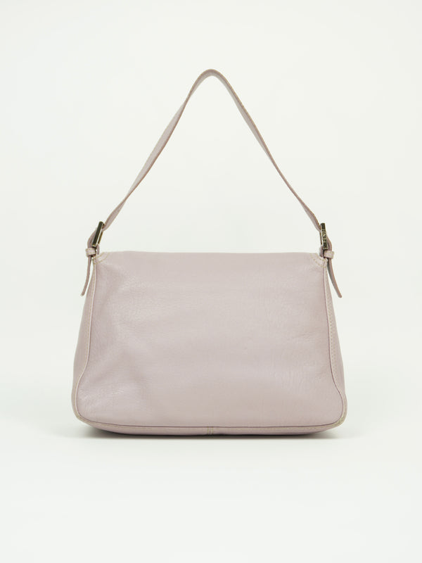 FENDI MAMA LILAC LEATHER BAGUETTE