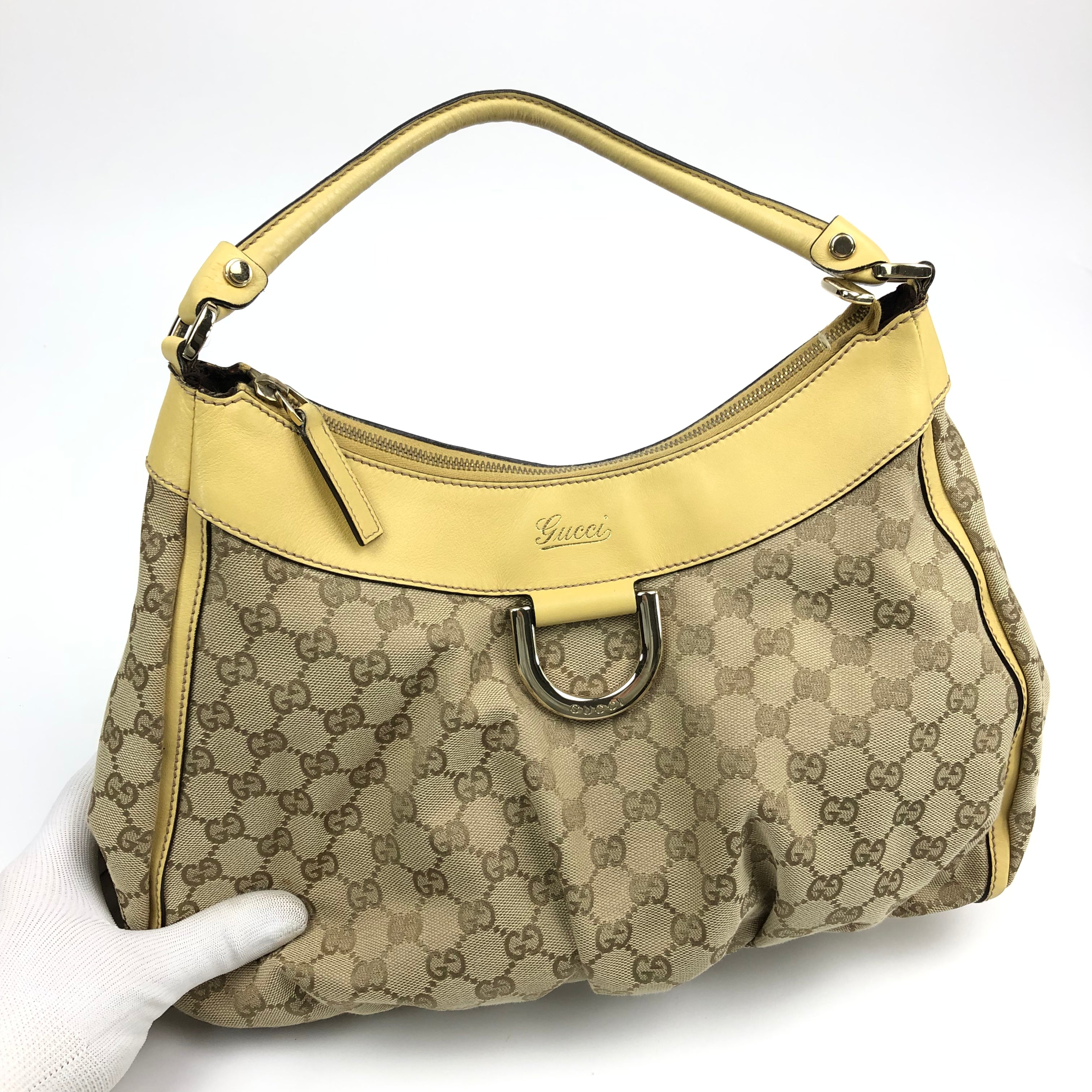 Gucci Monogram Abbey Shoulder Bag