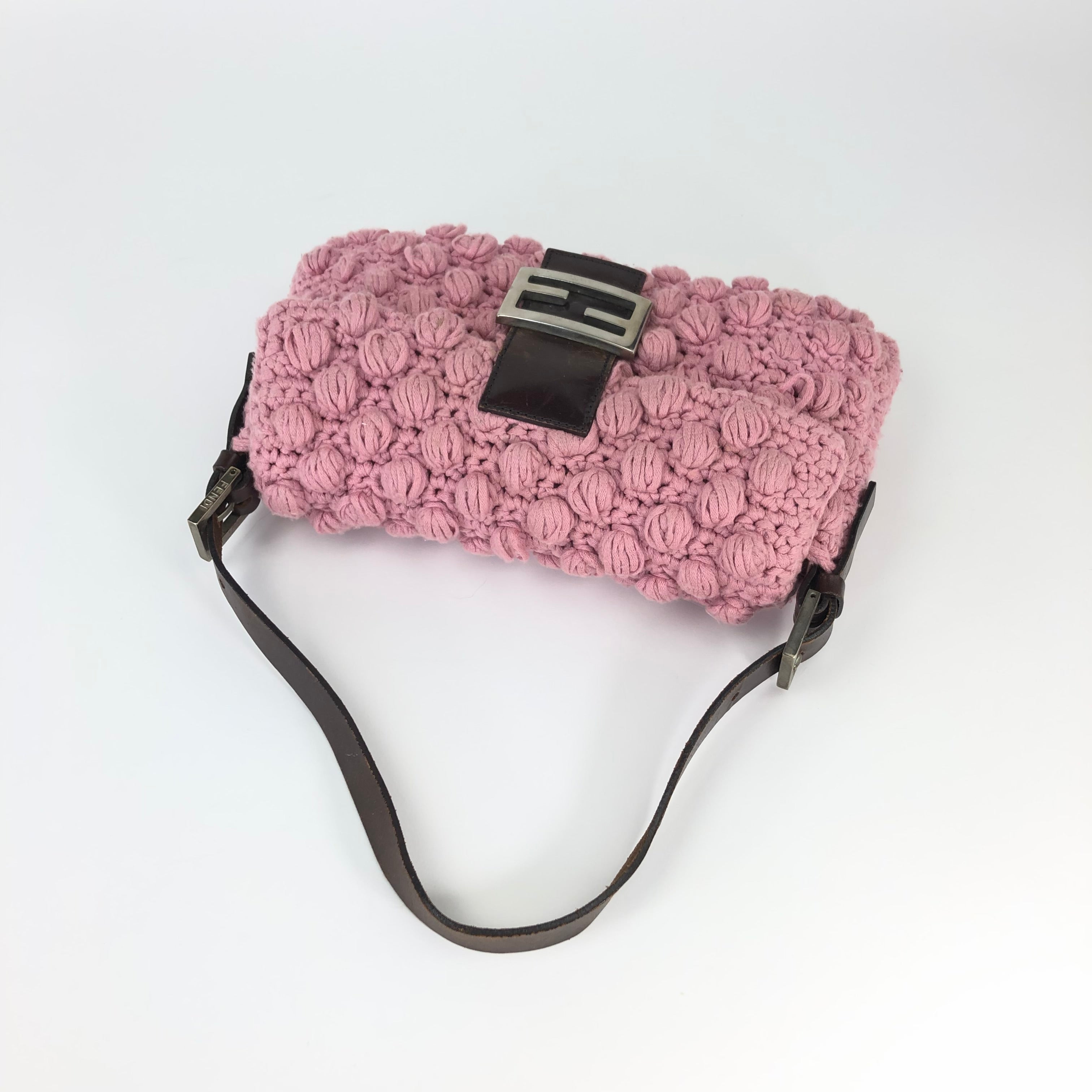 FENDI CROCHET BAGUETTE BAG