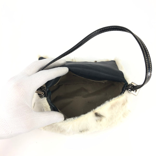 FENDI FUR BAGUETTE BAG