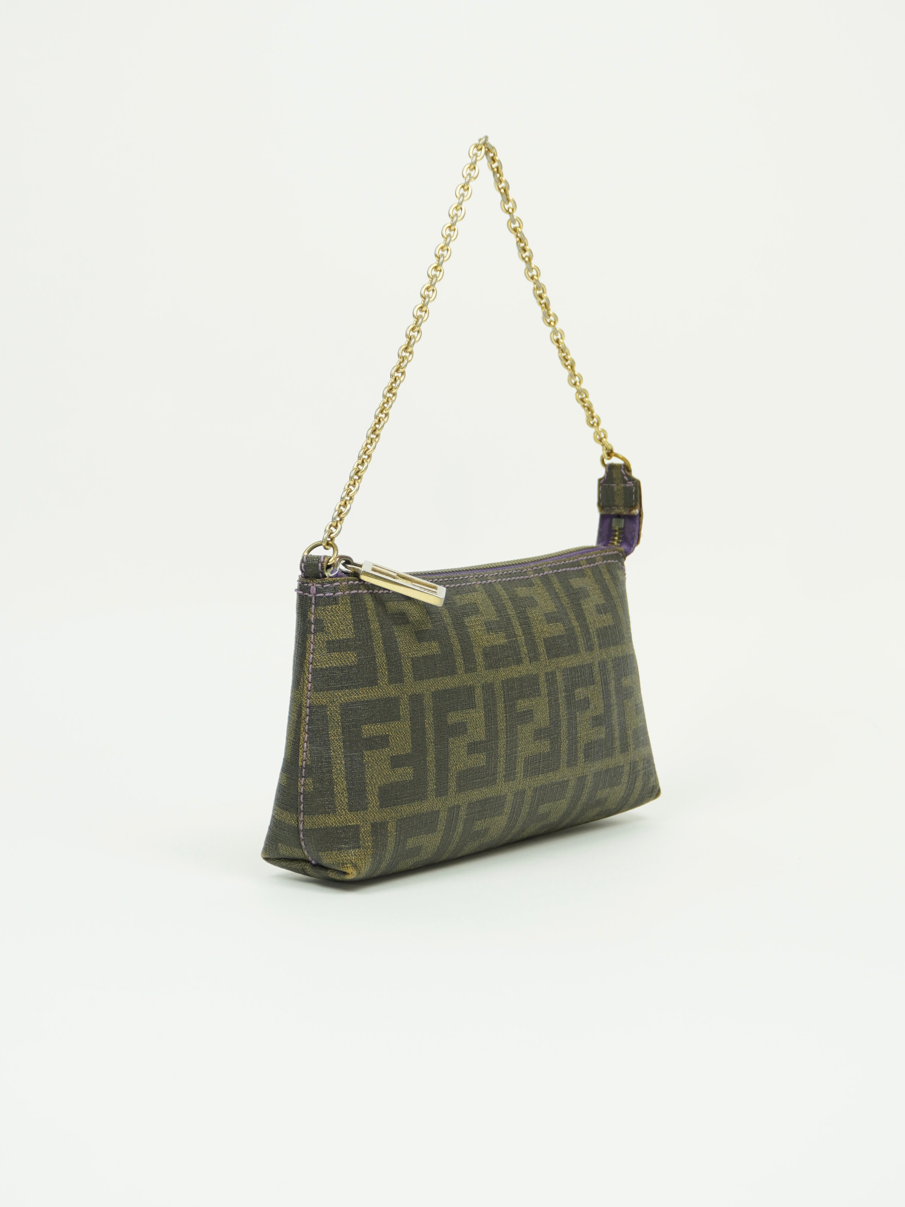 FENDI ZUCCA CHAIN BAG