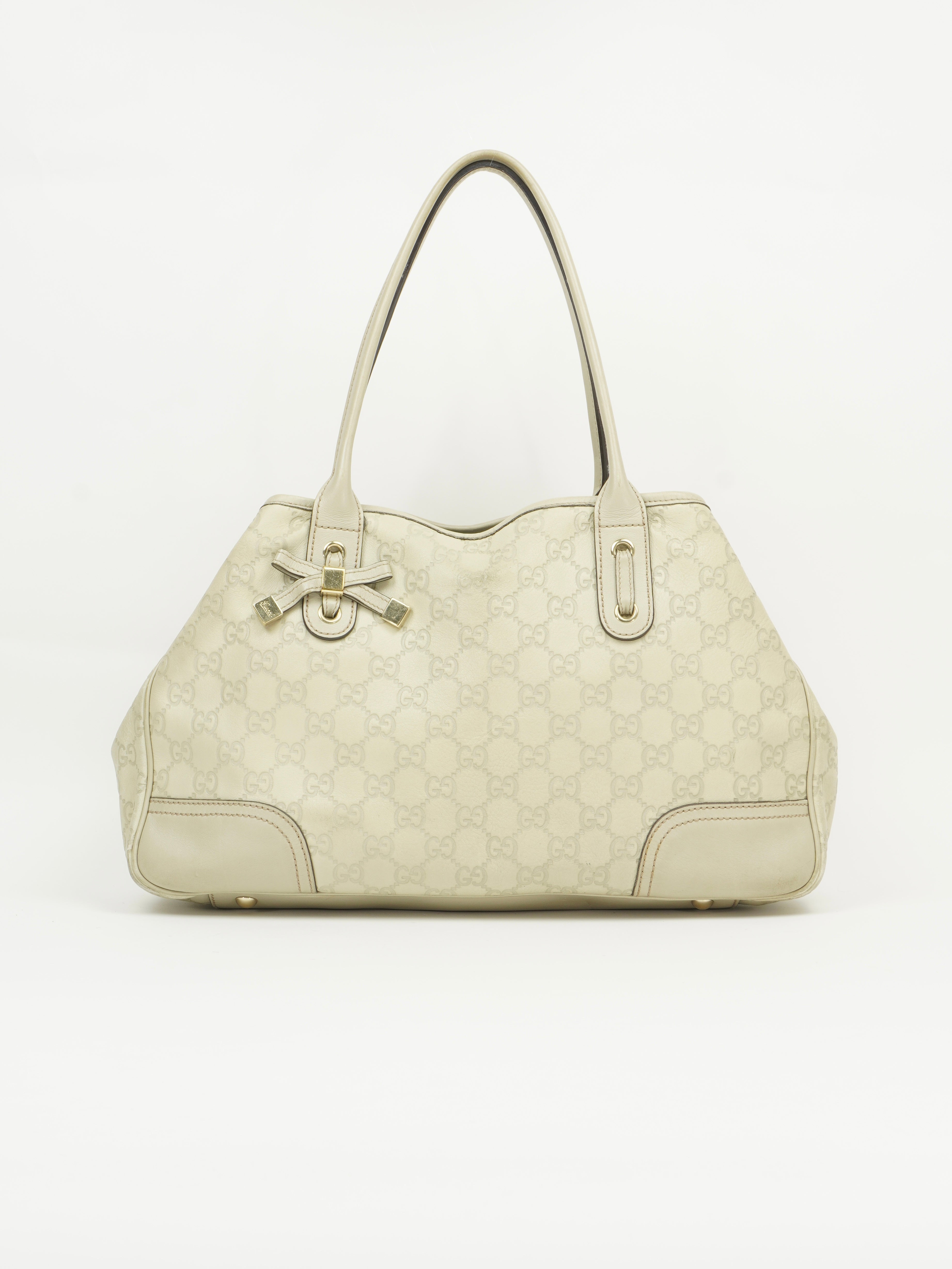 GUCCI MONOGRAM LEATHER BAG