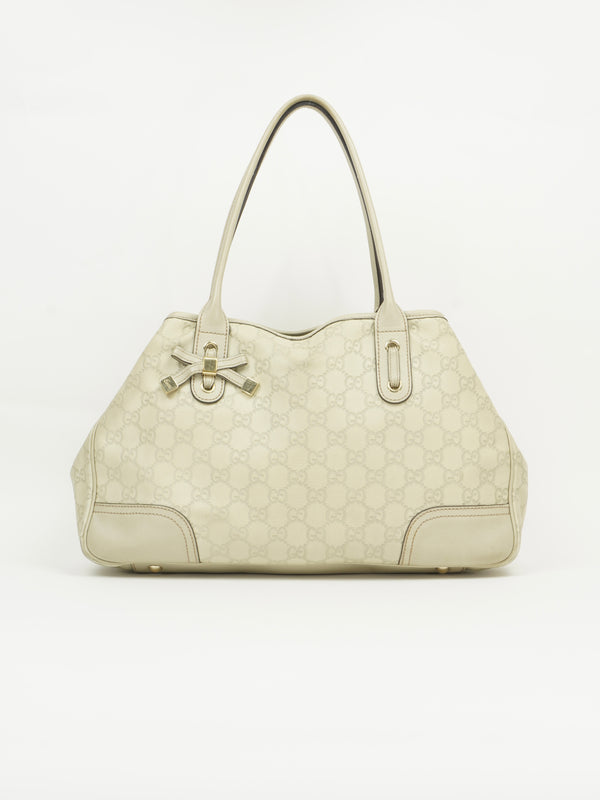 GUCCI MONOGRAM LEATHER BAG