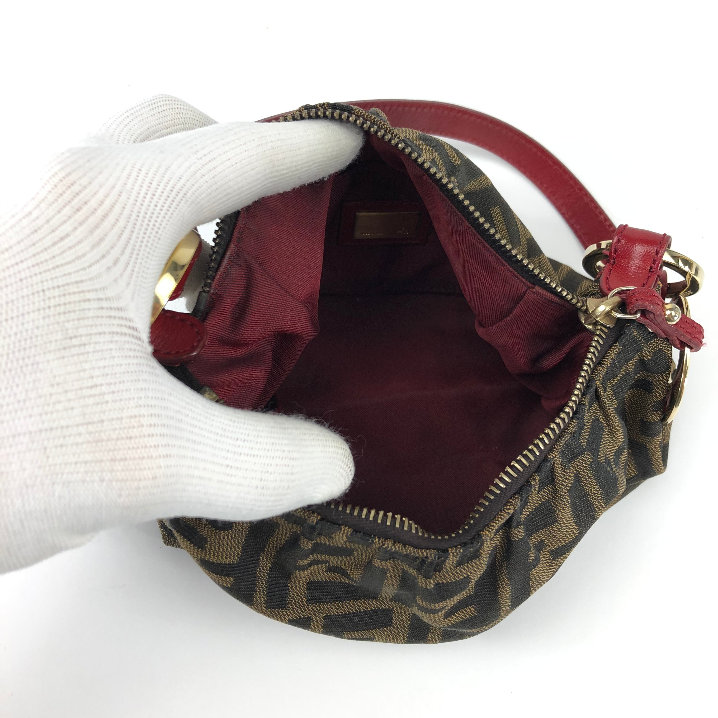 FENDI ZUCCA SHOULDER BAG