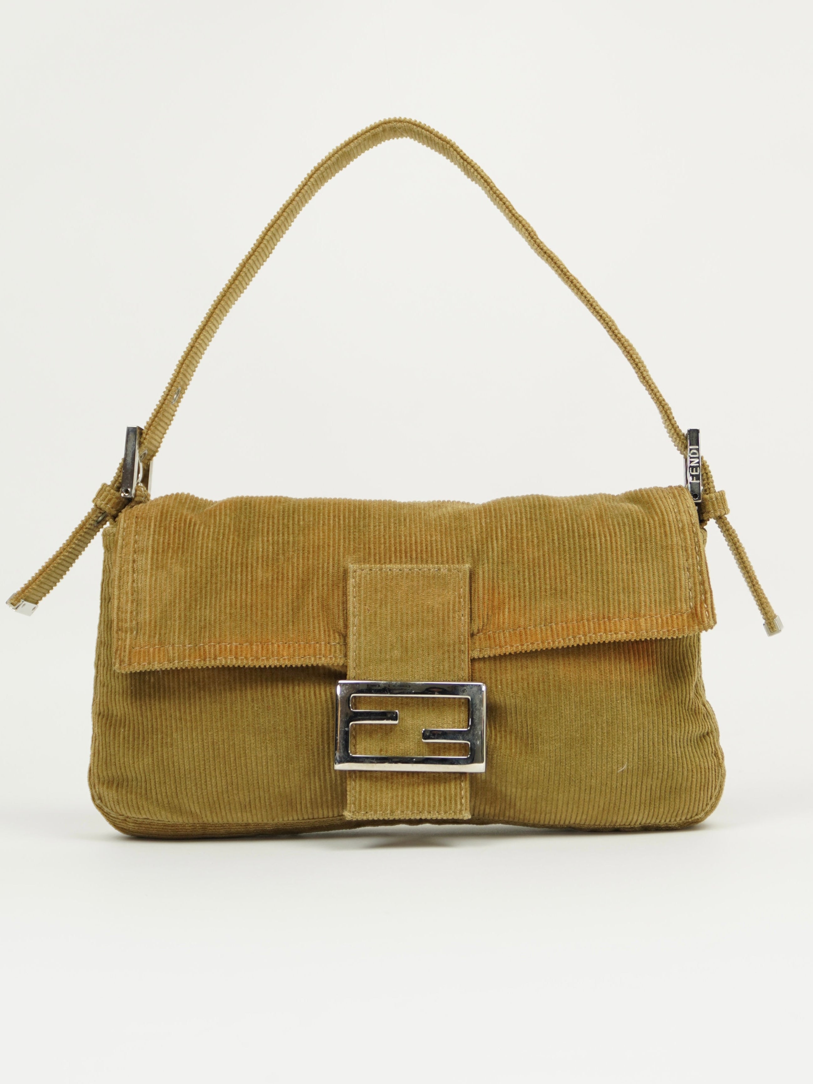 FENDI CORDUROY BAGUETTE