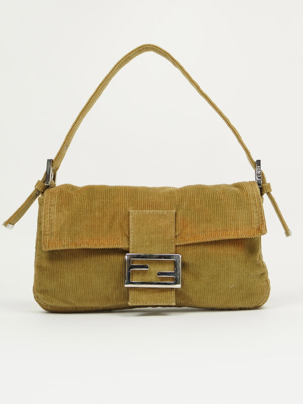 FENDI CORDUROY BAGUETTE