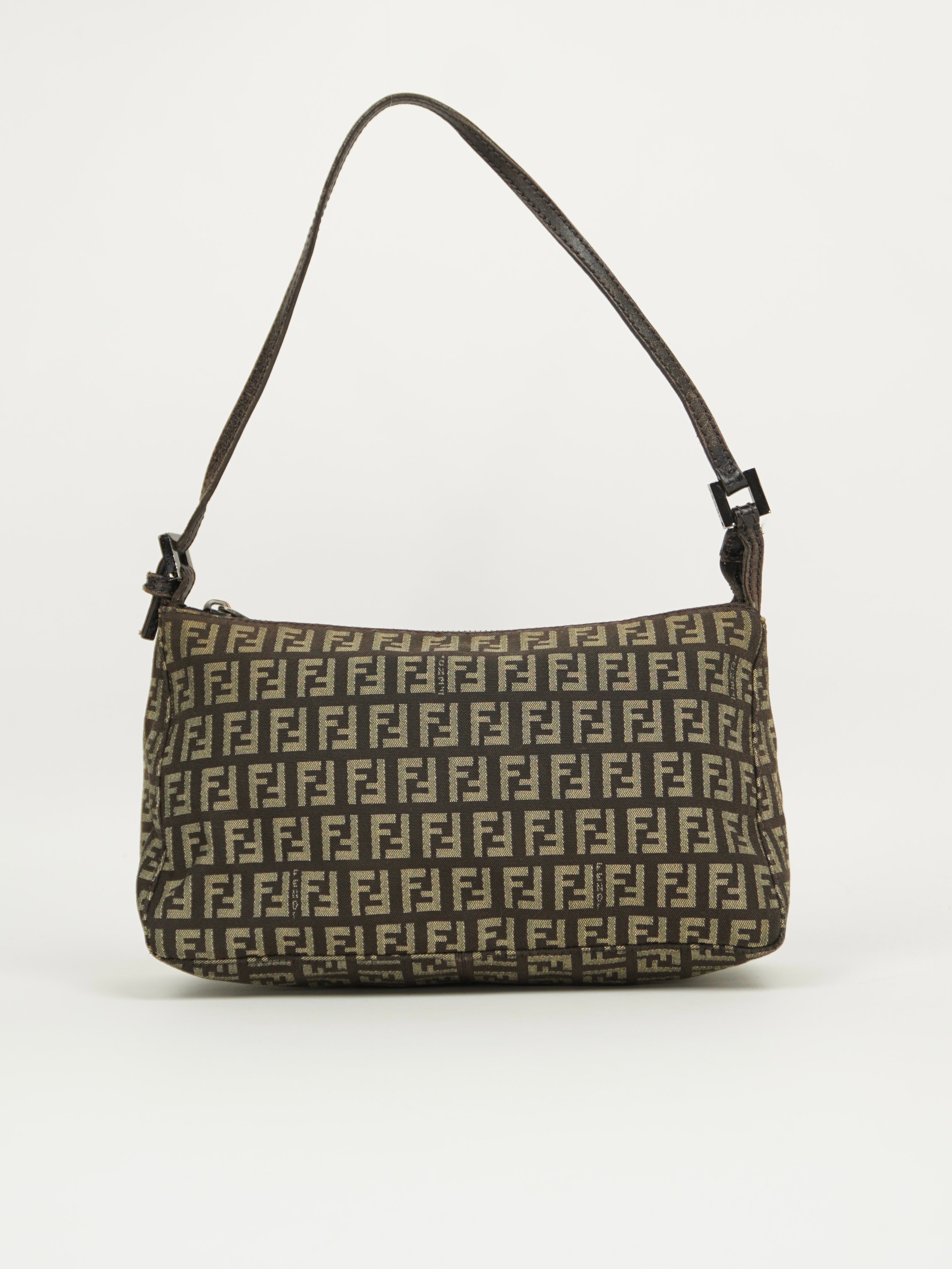 FENDI ZUCCA SHOULDER BAG