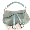 CHRISTIAN DIOR EXOTIC SOFT LIZARD LEATHER DOUBLE SADDLE BAG