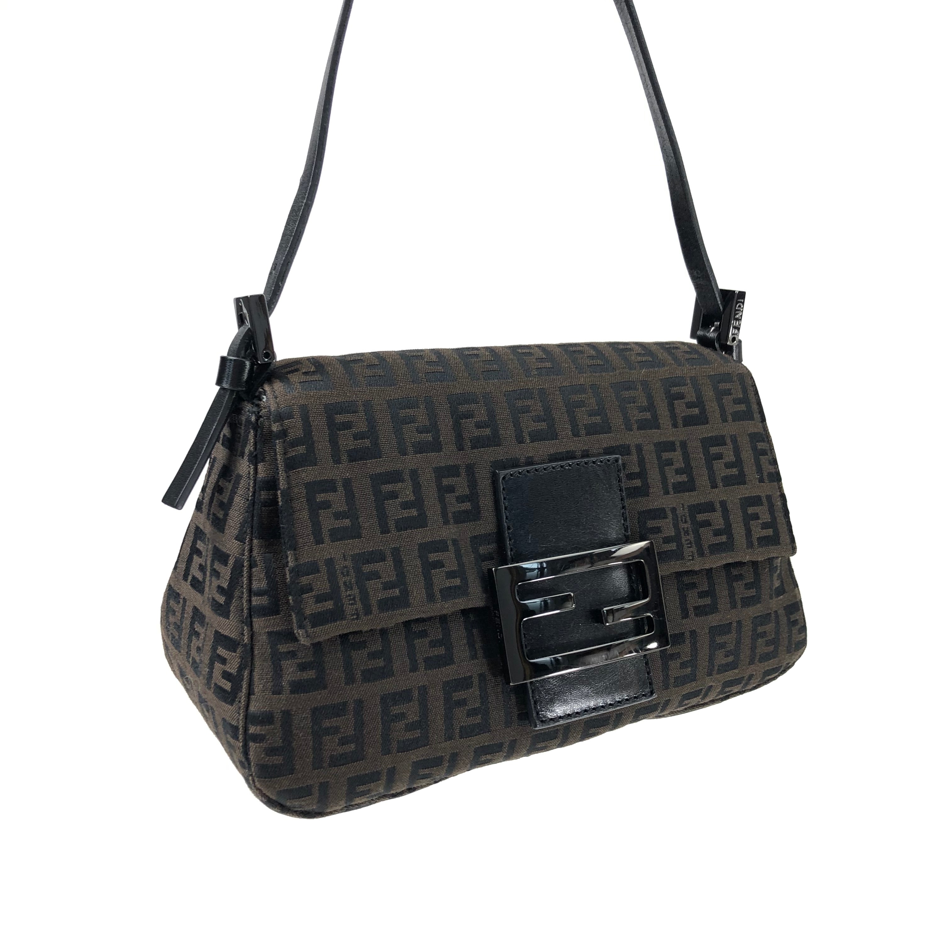 FENDI ZUCCA SHOULDER BAG