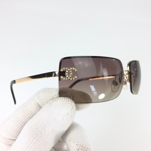 CHANEL RIMLESS SUNGLASSES