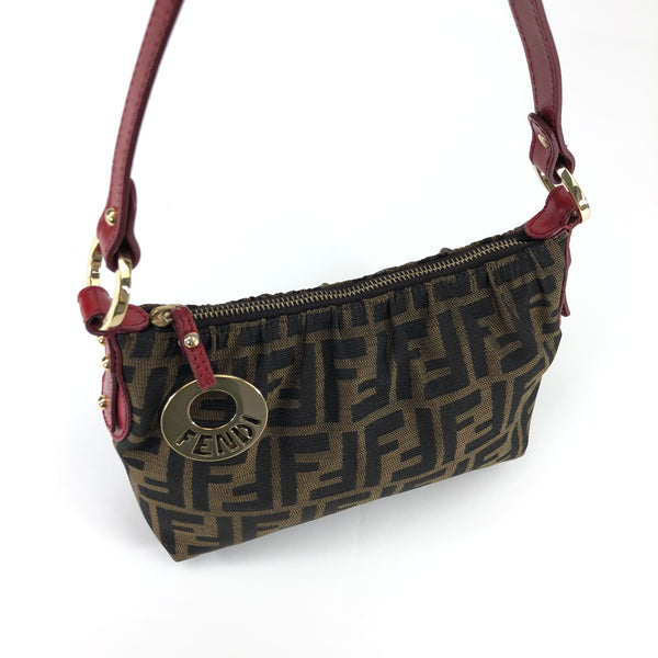 FENDI ZUCCA SHOULDER BAG