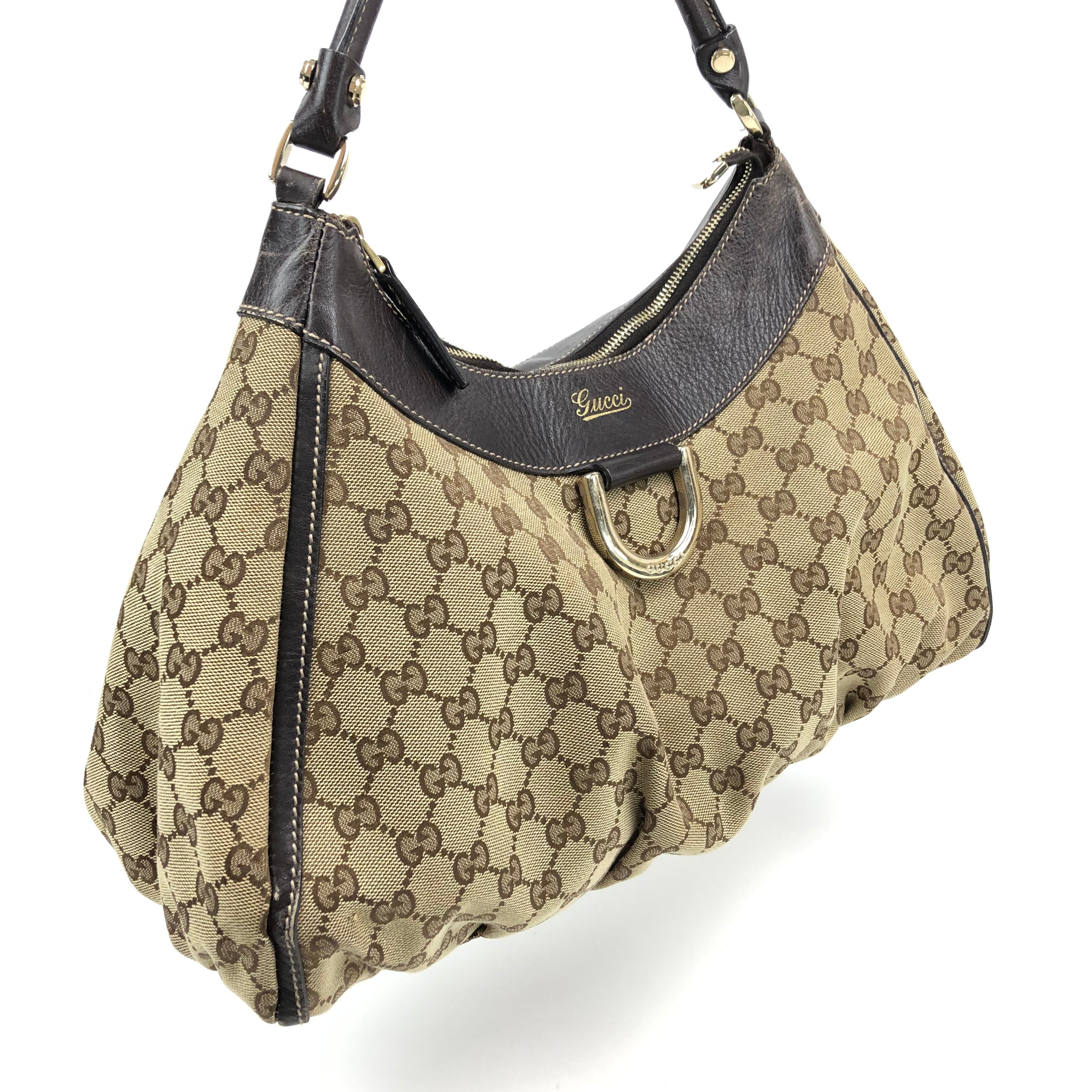 Gucci Monogram Abbey Shoulder Bag