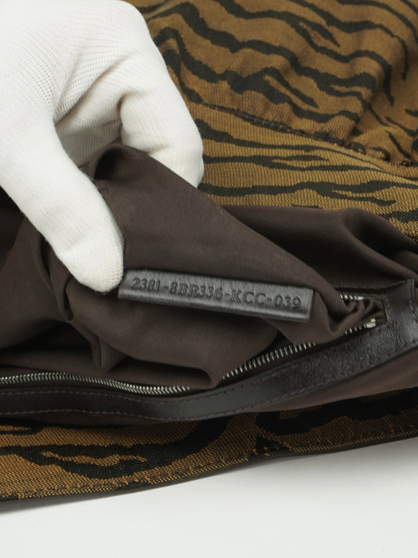 FENDI TIGER STRIPE SHOULDER BAG