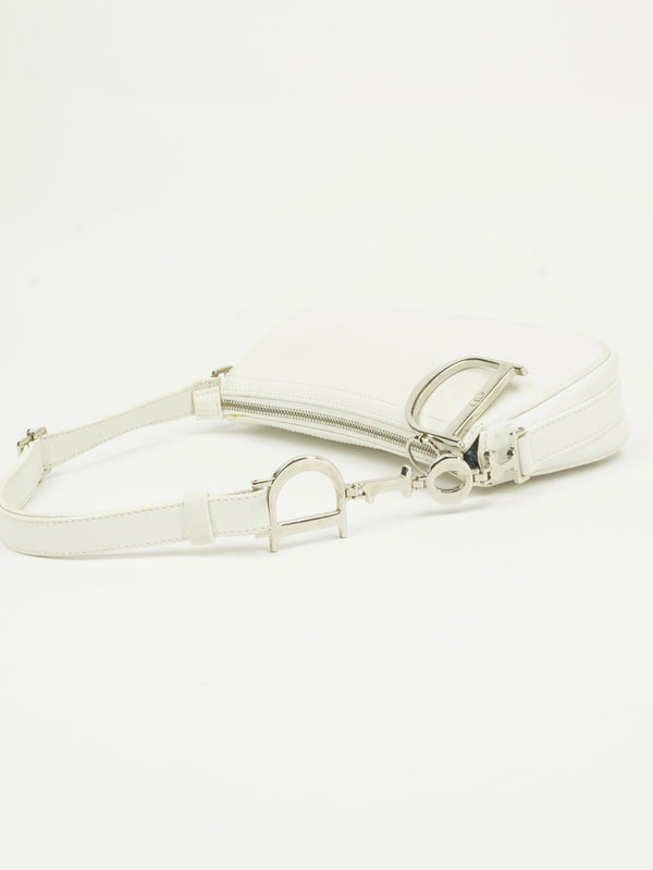 CHRISTIAN DIOR BAG WITH SILVER HARDWARE
