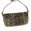 FENDI FLUFFY LEOPARD BAGUETTE BAG