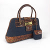 Christian Dior Street Chic Crocodile Denim Bag