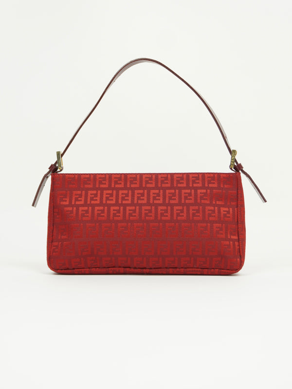 FENDI ZUCCA SHOULDER BAG