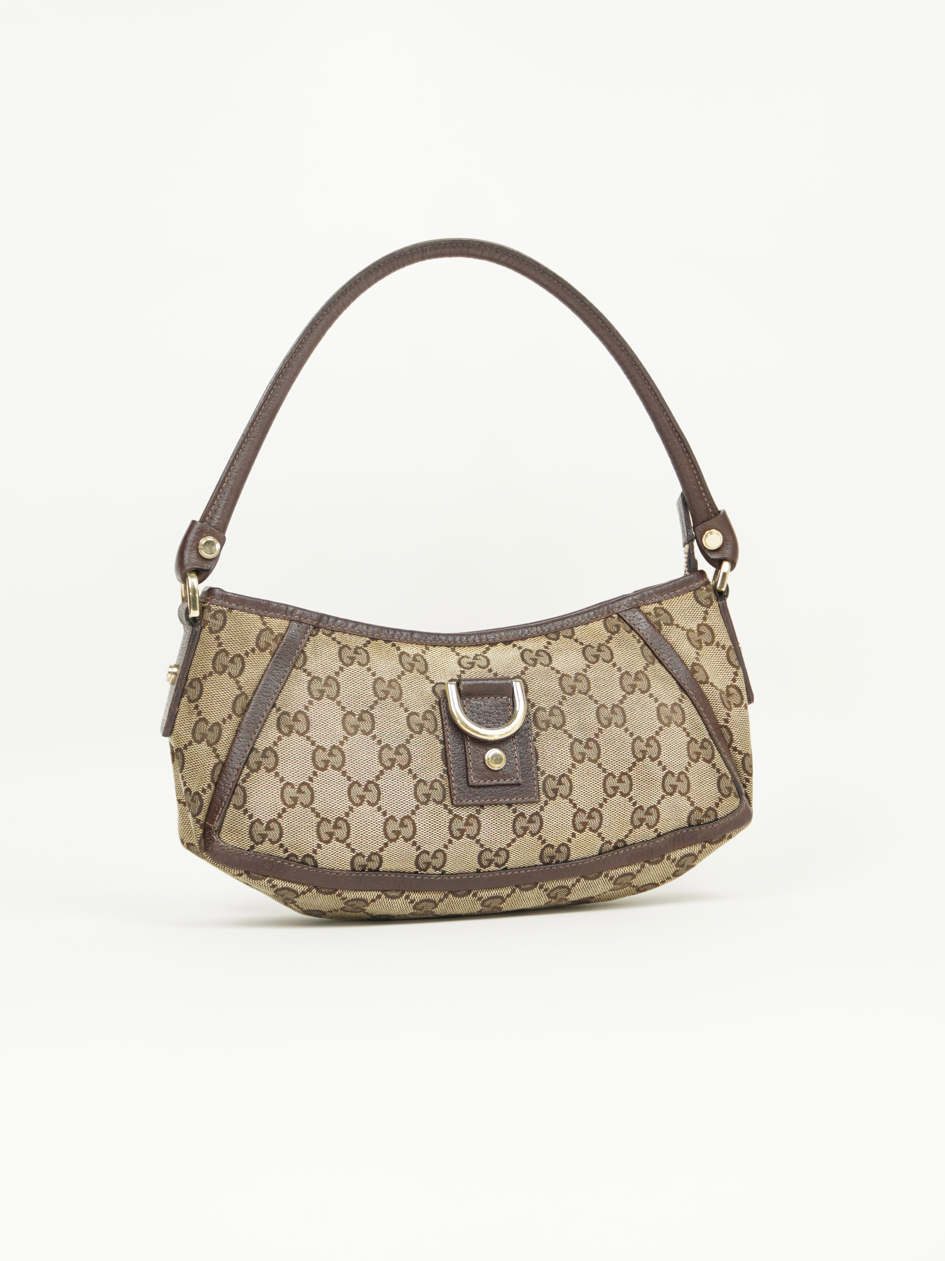 GUCCI MONOGRAM D RING BAG