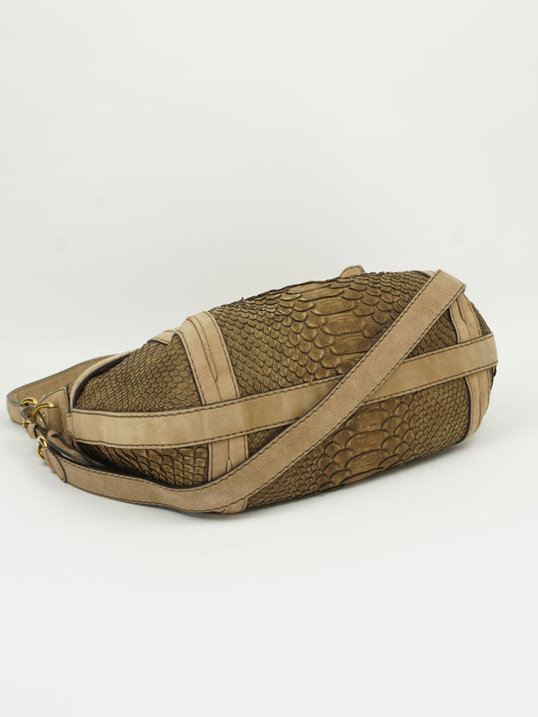 GUCCI SNAKESKIN HOBO BAG