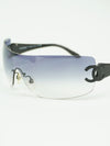 CHANEL RIMLESS CC LOGO SUNGLASSES