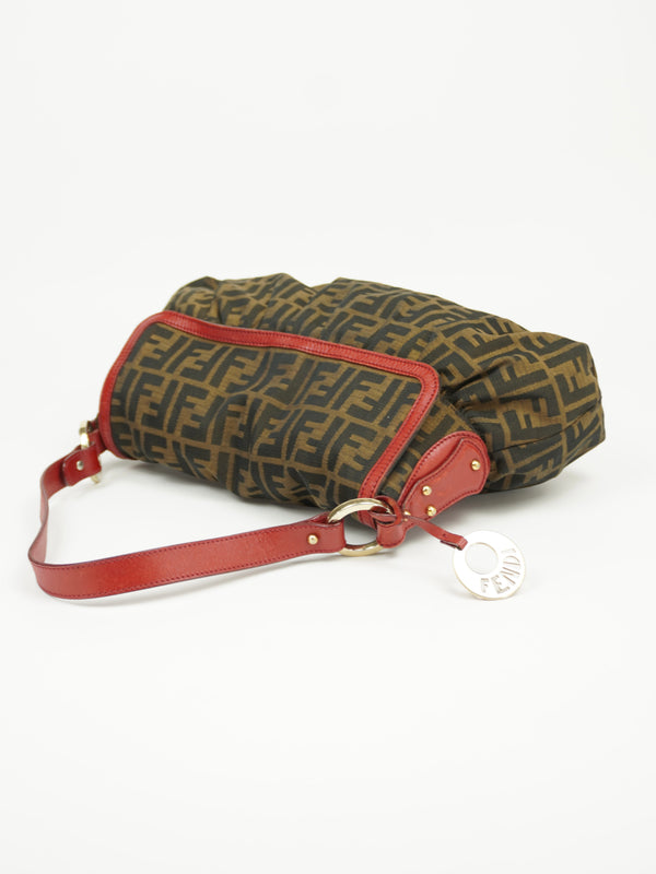 FENDI ZUCCA SHOULDER BAG