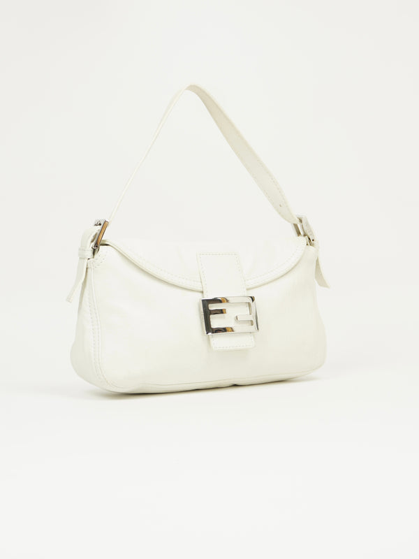 FENDI LEATHER BAGUETTE