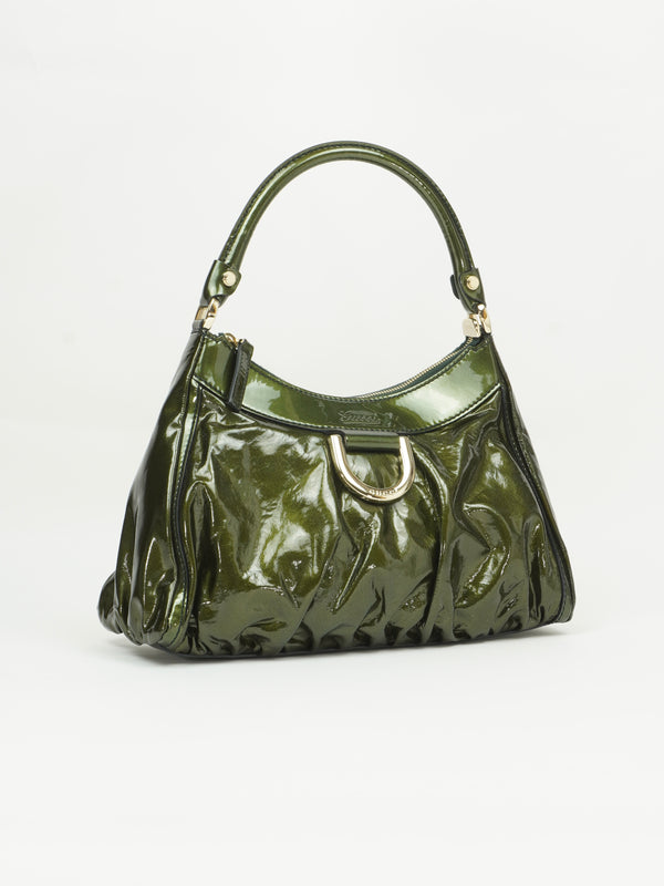 GUCCI PATENT LEATHER ABBEY BAG