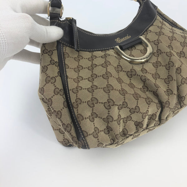 GUCCI ABBEY MONOGRAM SHOULDER BAG