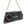 GUCCI TOM FORD HORSEBIT PYTHON CHAIN SHOULDER BAG