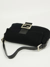 FENDI DIAMANTÉ CASHMERE BAGUETTE WITH LIZARD TRIM
