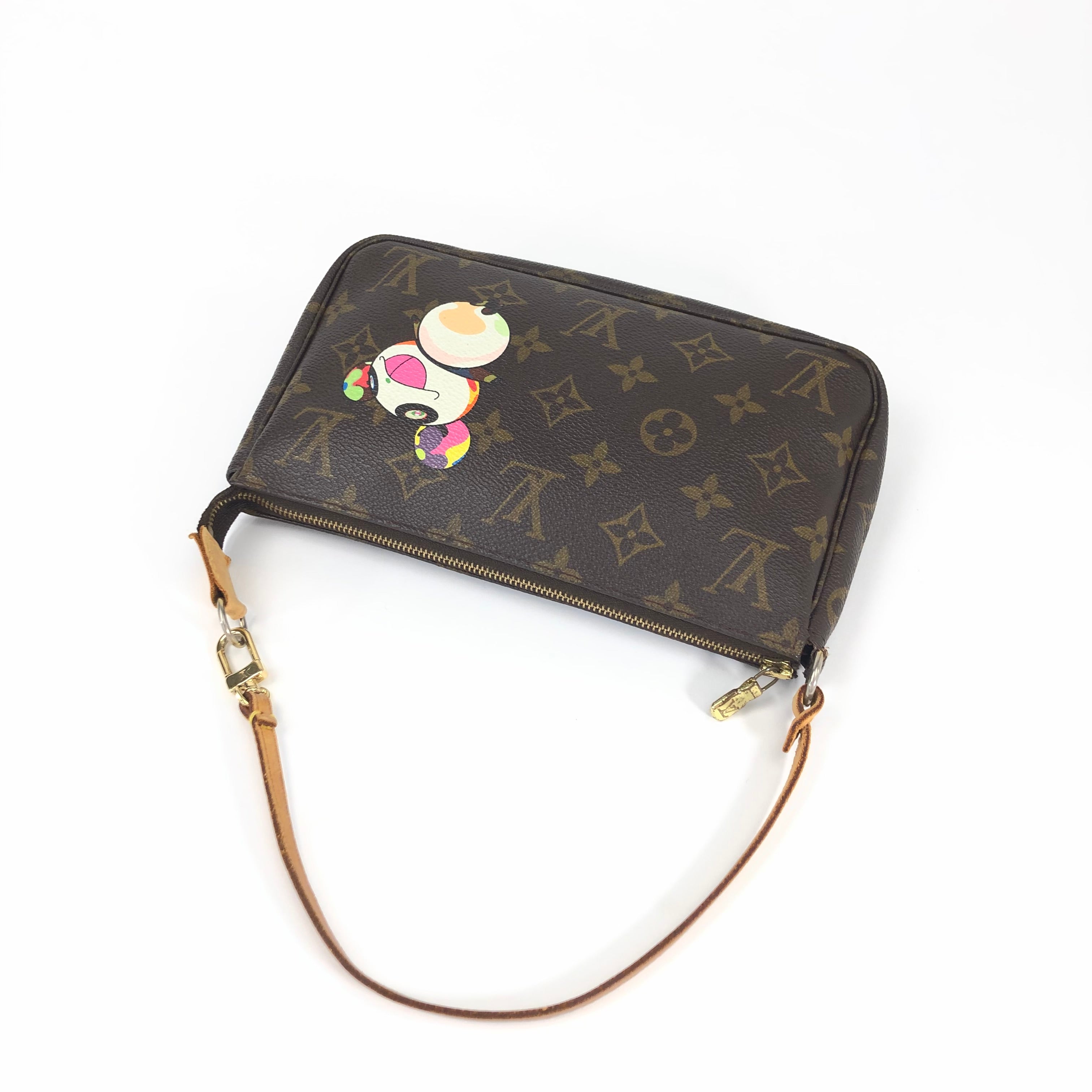 LOUIS VUITTON TAKASHI MURAKAMI PANDA POCHETTE BAG