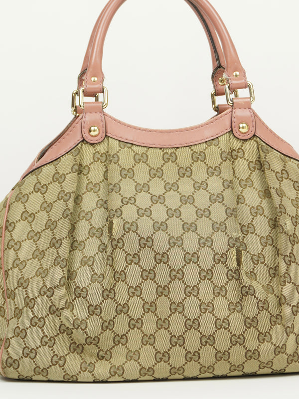 GUCCI MONOGRAM SUKEY BAG