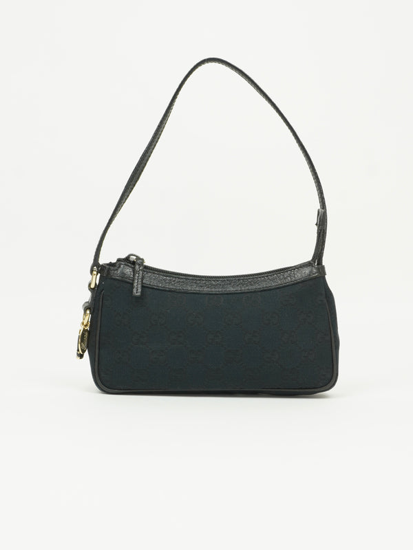 GUCCI MONOGRAM BOOT CHARM BAG