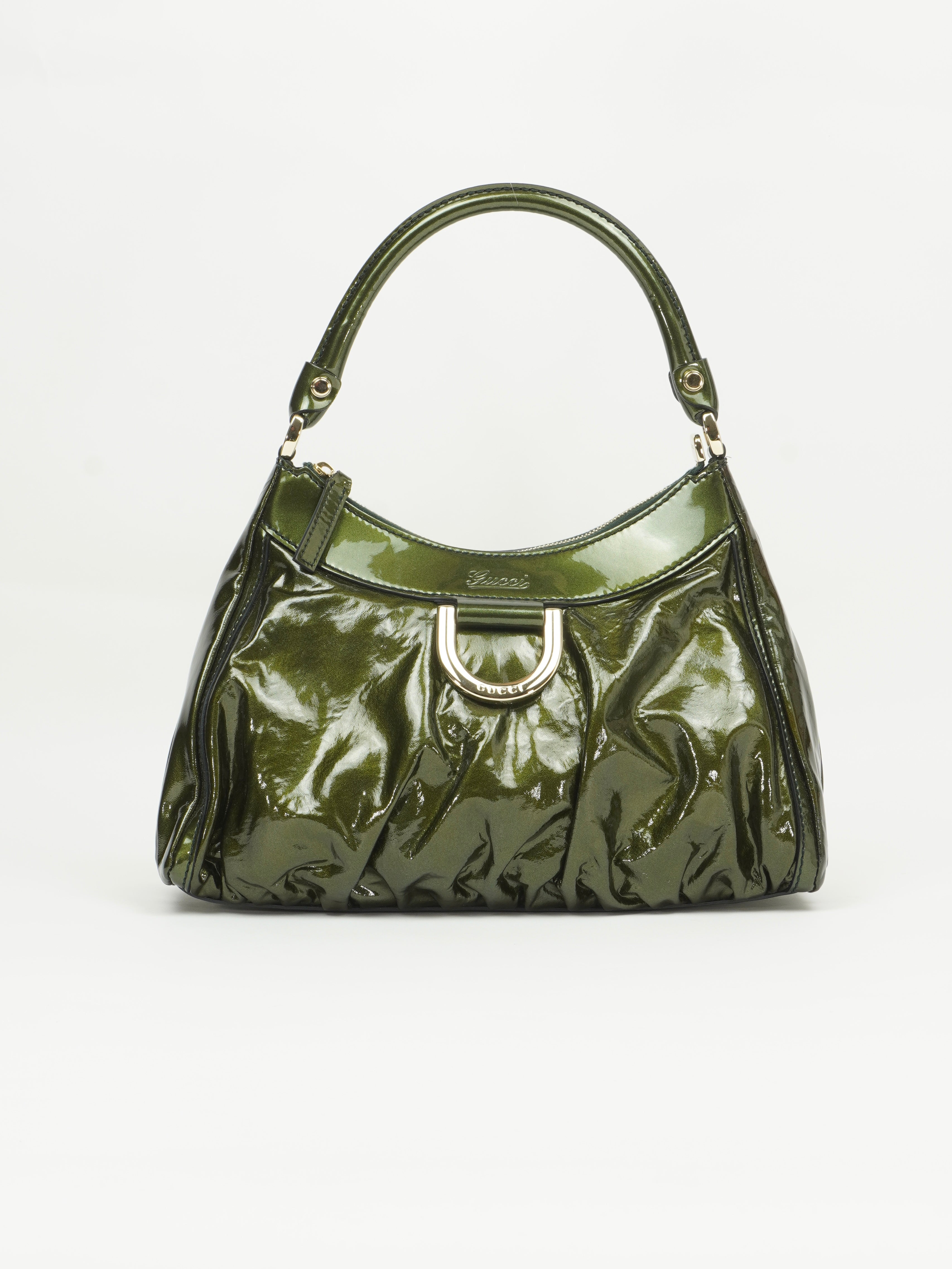 GUCCI PATENT LEATHER ABBEY BAG