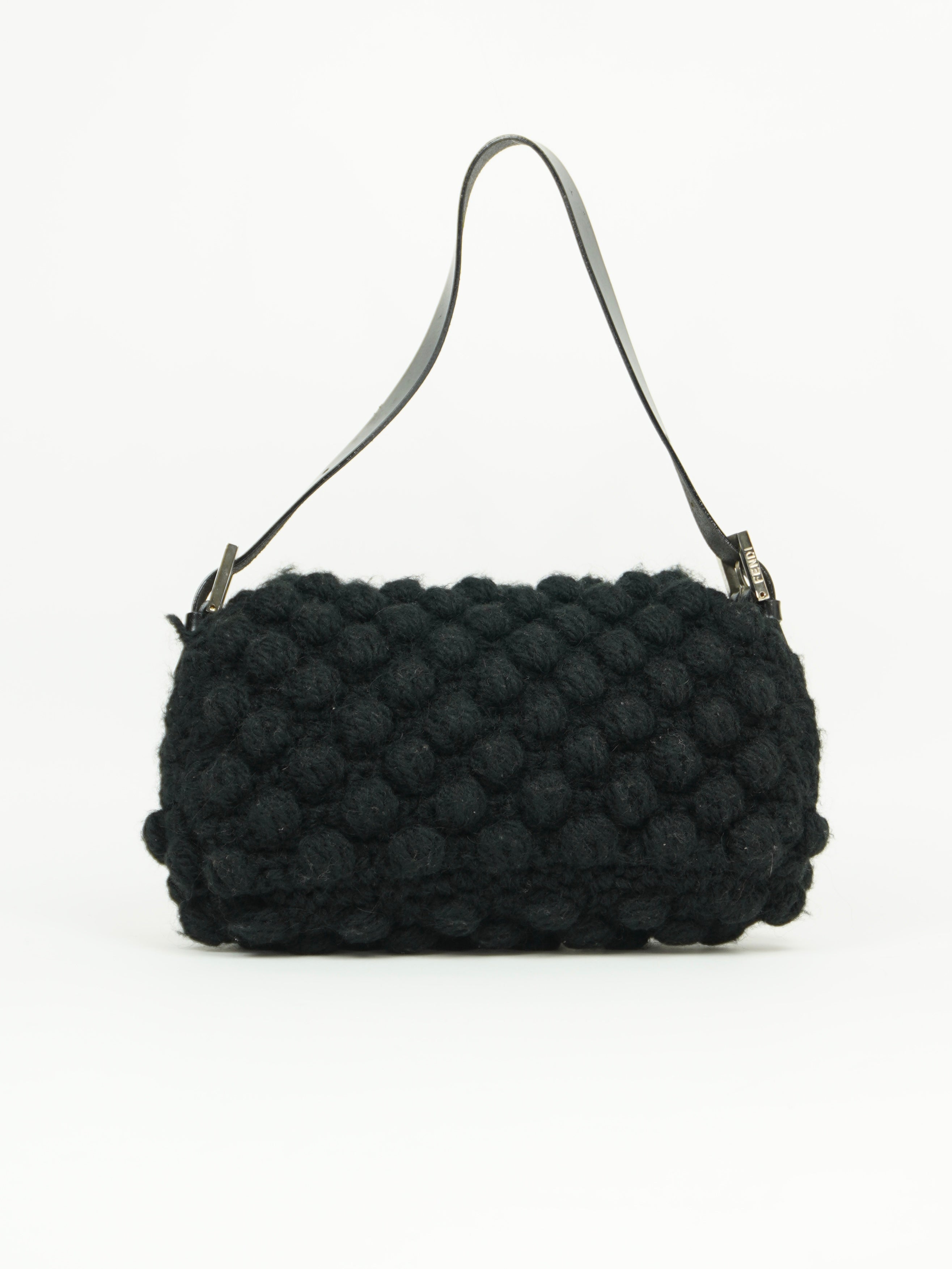 FENDI CASHMERE WOOL BAGUETTE