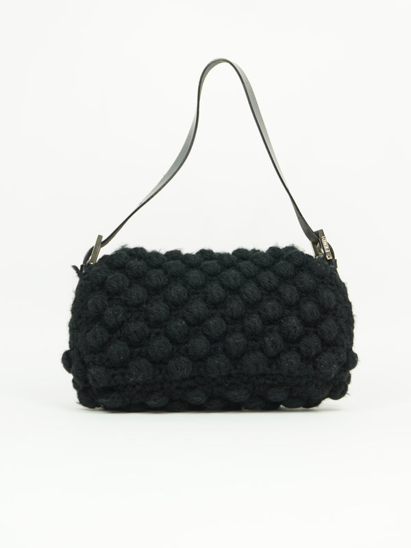 FENDI CASHMERE WOOL BAGUETTE