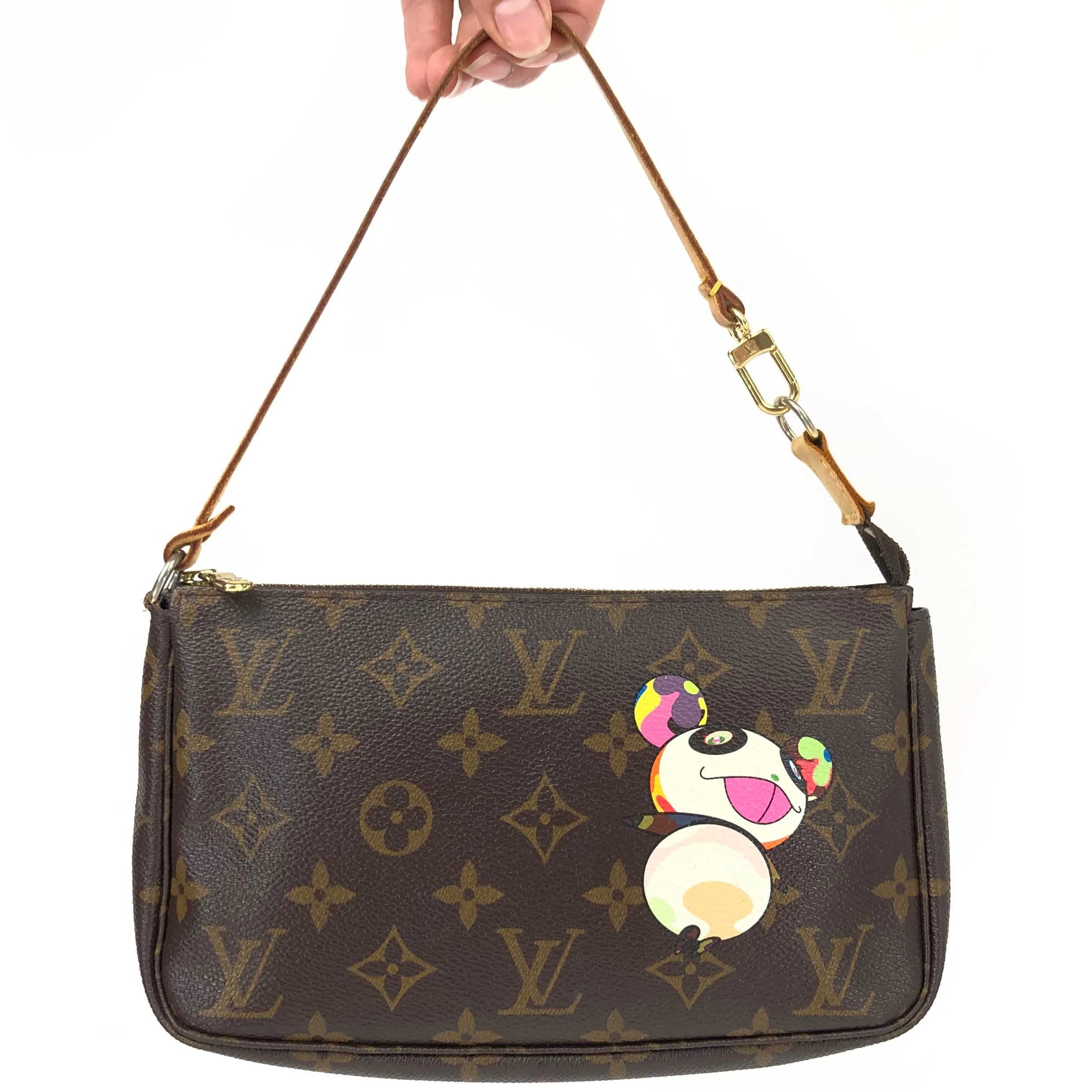 LOUIS VUITTON TAKASHI MURAKAMI PANDA POCHETTE BAG