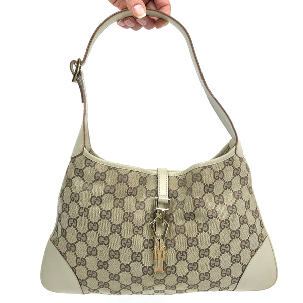 Gucci Monogram Jackie Shoulder Bag