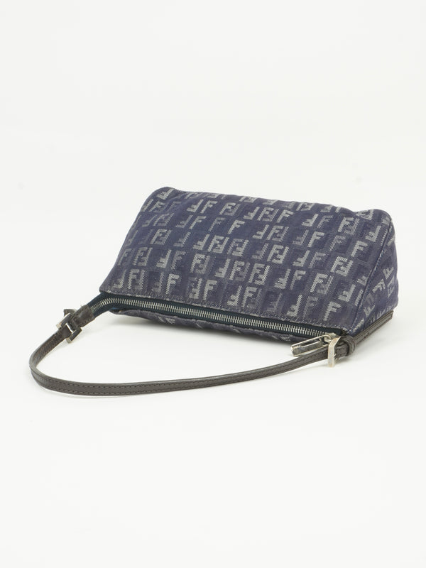 FENDI DENIM ZUCCA SHOULDER BAG
