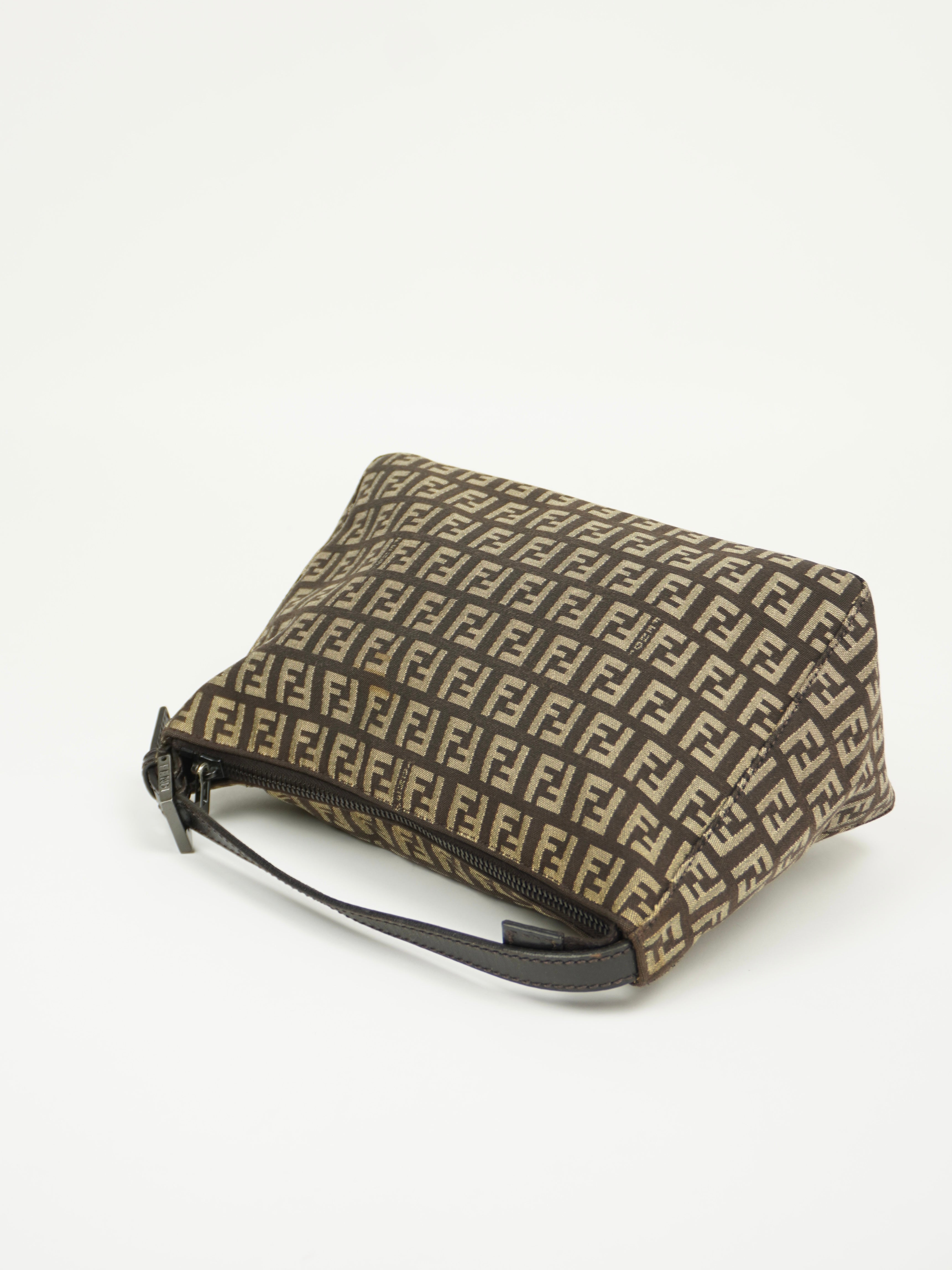 FENDI ZUCCA CLUTCH BAG