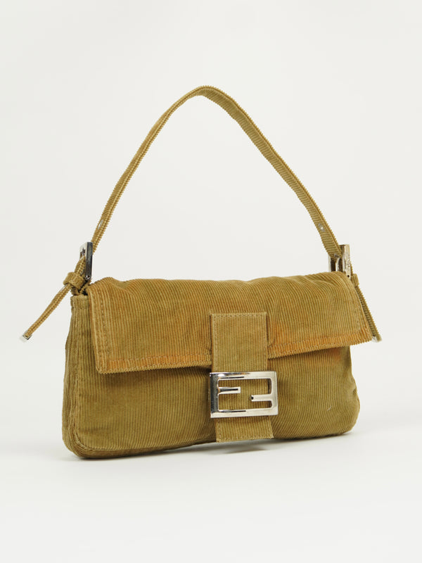 FENDI CORDUROY BAGUETTE