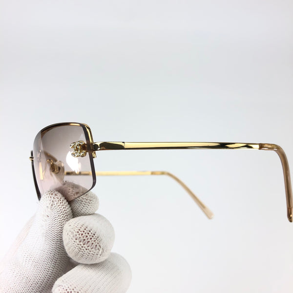 CHANEL RIMLESS SUNGLASSES