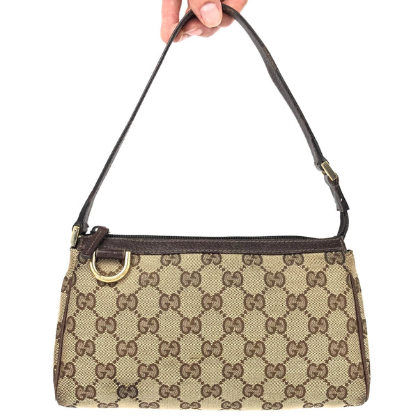 GUCCI MONOGRAM SHOULDER BAG