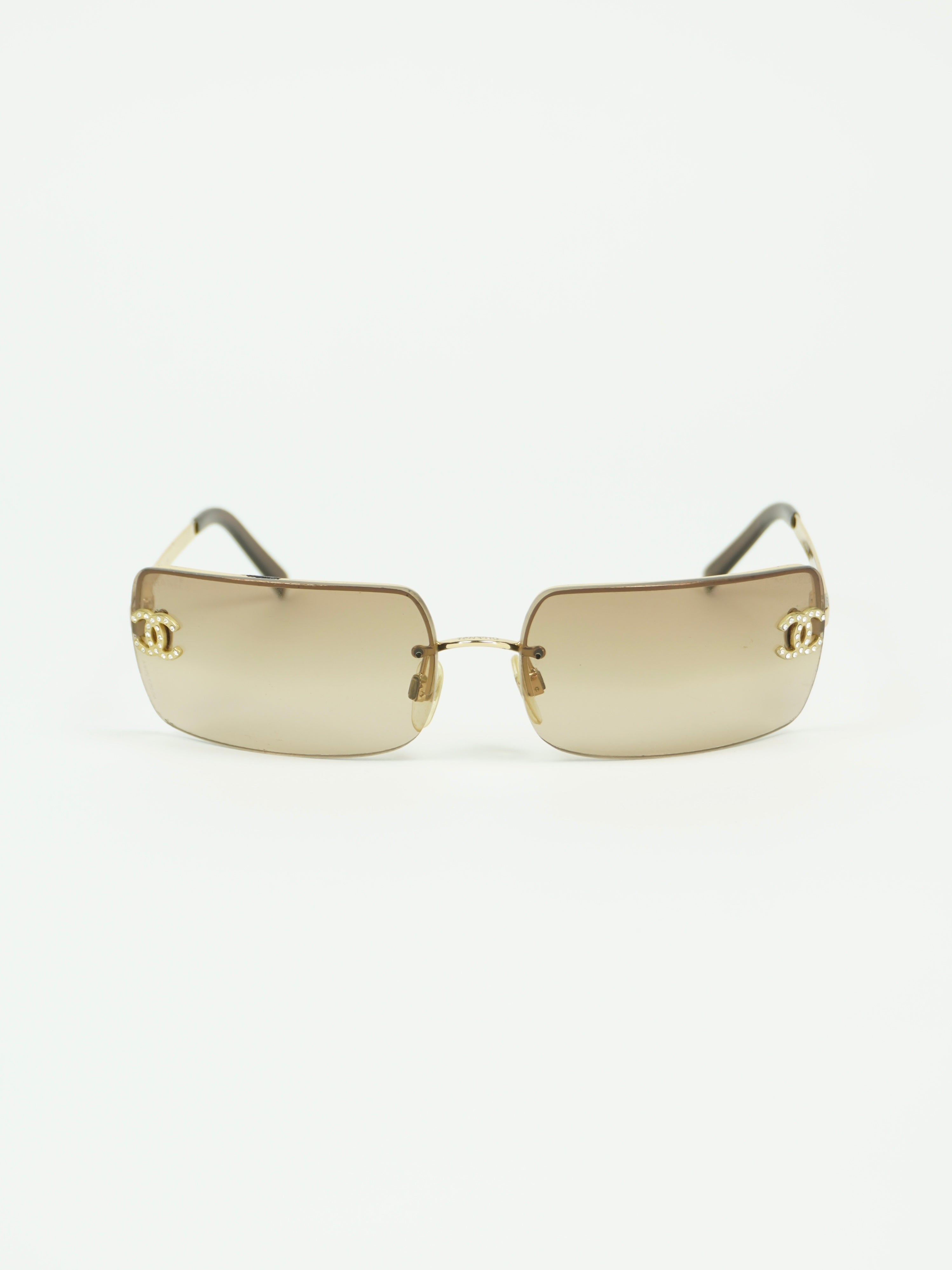 CHANEL RHINESTONE SUNGLASSES