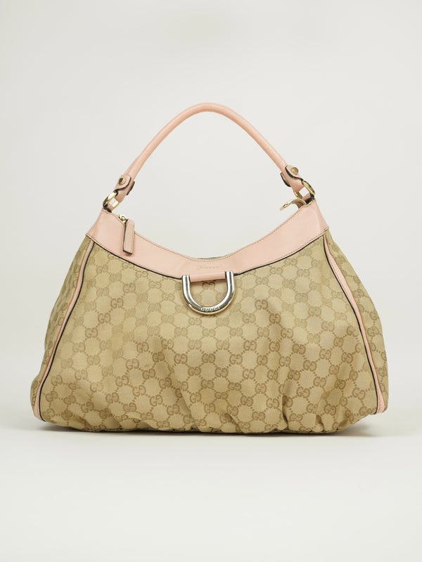 GUCCI MONOGRAM ABBEY BAG