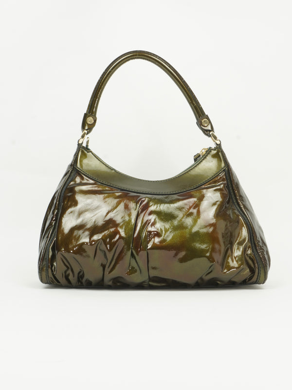 GUCCI PATENT LEATHER ABBEY BAG