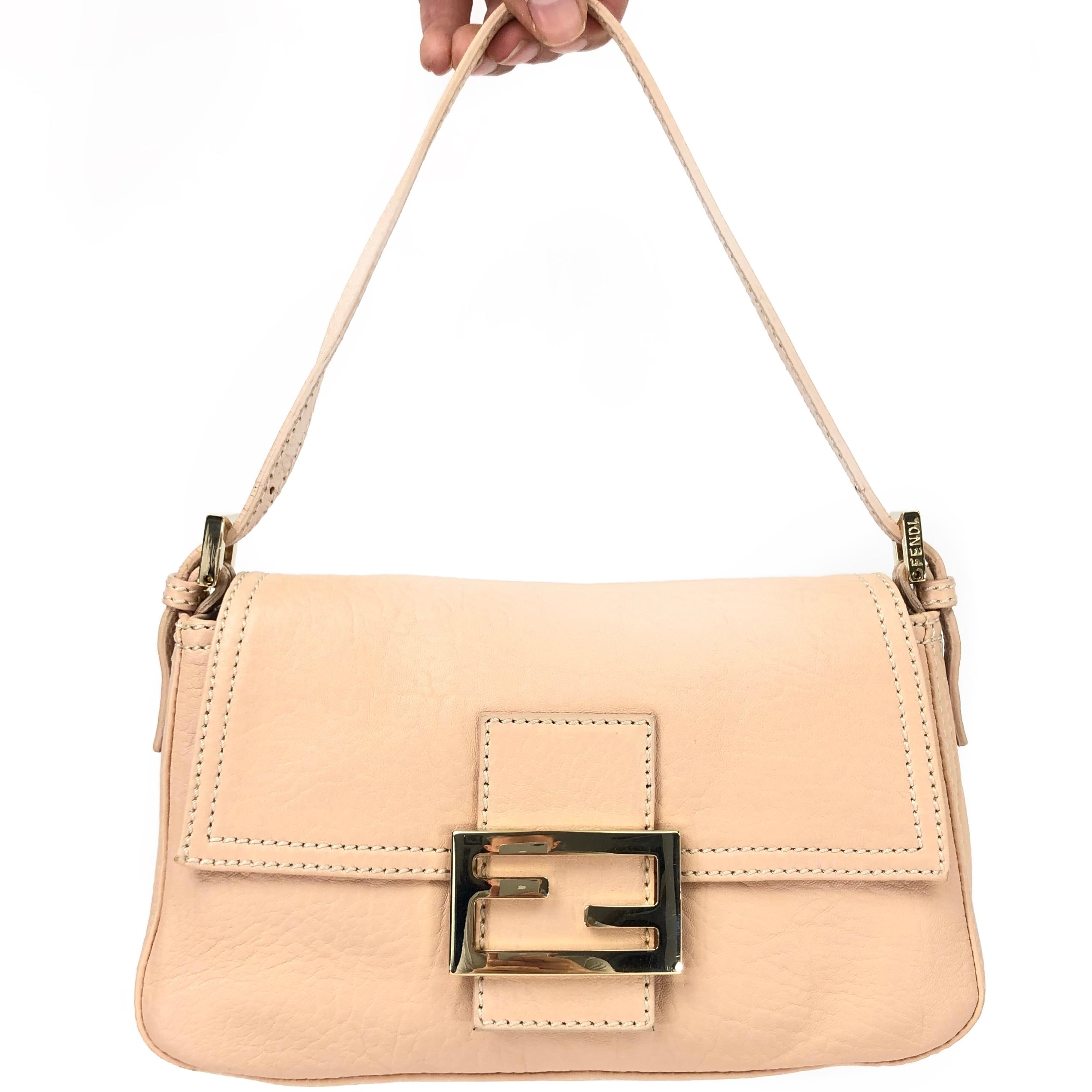 FENDI LEATHER BAGUETTE BAG